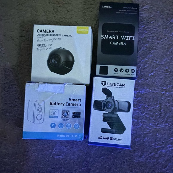 4 different NEW cameras
